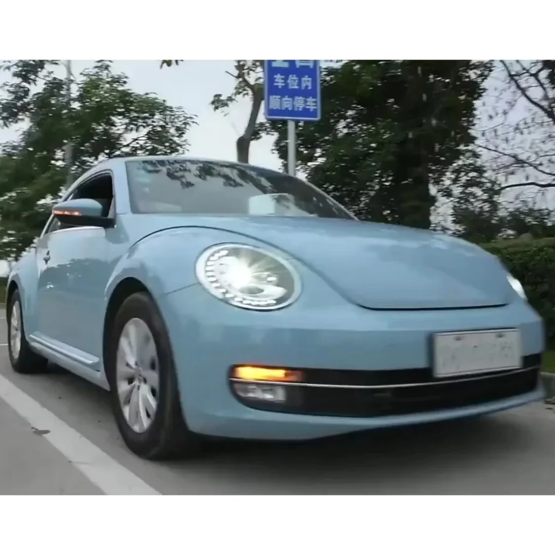 

Светодиодная фара для VW Beetle 2013-2019, фары Beetle DRL, указатель поворота, дальний свет, линза проектора «ангельский глаз»
