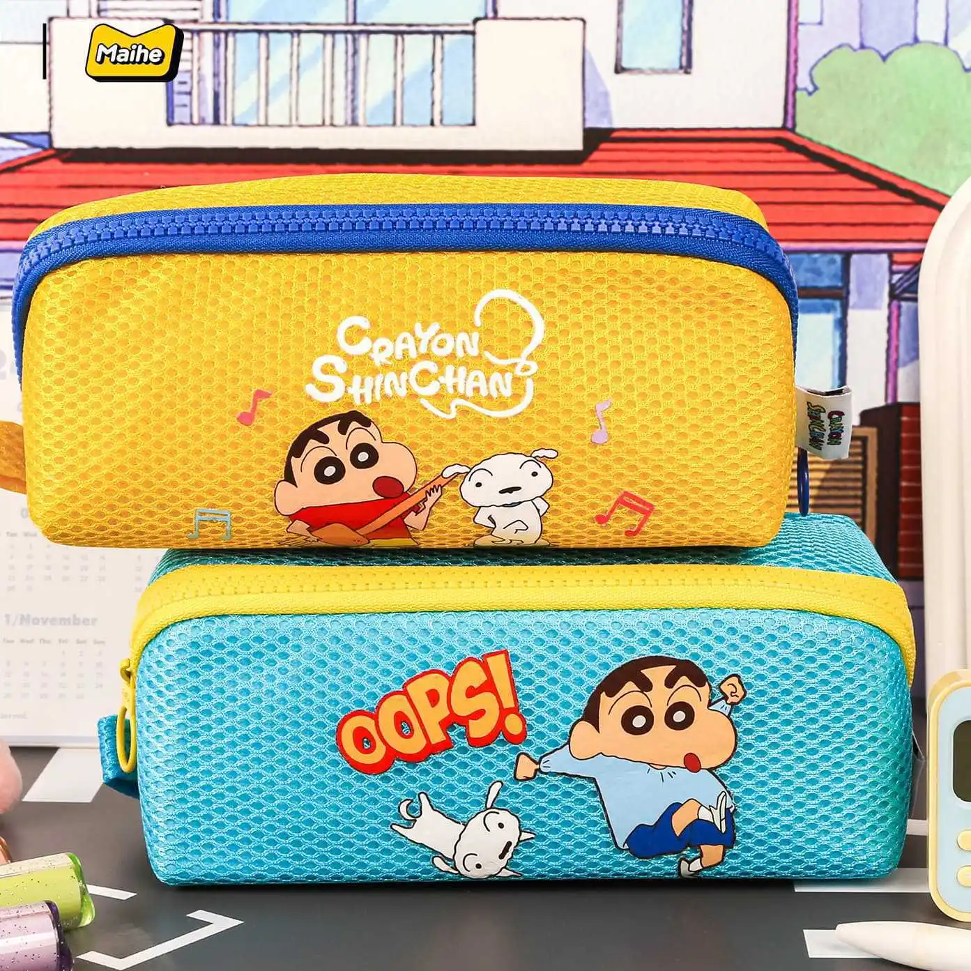 

Large Capacity Storage Pencil Case Student Multifunctional Neutral Pen Learning Stationery Storage New Arrival Cartoon Design