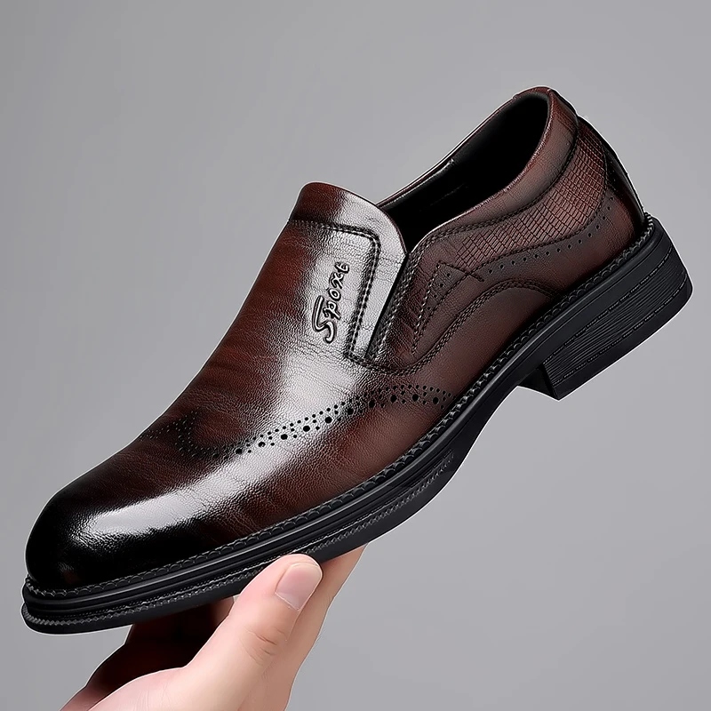 2024 Designer Man Casual Handmade Formal Slip on Male Boat Shoes Genuine Leather Mens Loafers Moccasins Shoes Zapatillas Hombre