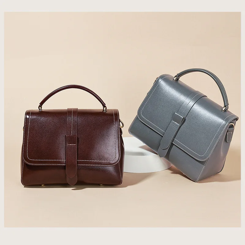 100% جلد طبيعي 2025 جديد المرأة المحمولة السيدات سعة كبيرة واحدة الكتف حقيبة ساعي حقيبة يد الفتاة