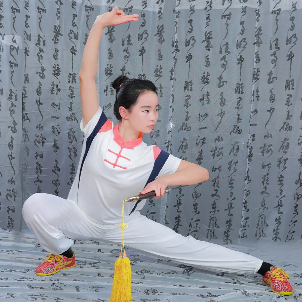 Summer Kids Wushu Training Uniform Set Professional Kung Fu Outfit for Boys and Girls Children