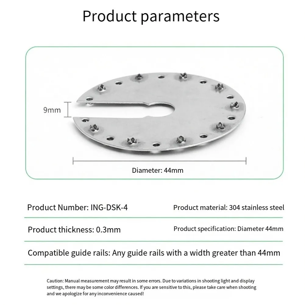 Conductive Grounding Pad Stainless Steel 44x44mm for Solar Panel Mounting on Aluminum Rails and U Steel Structures