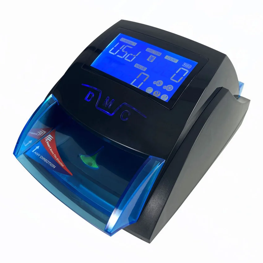Mini Handy Banknote Detecting Machine Cash  Money Counter  Fake Notes Detector For USD/EUR