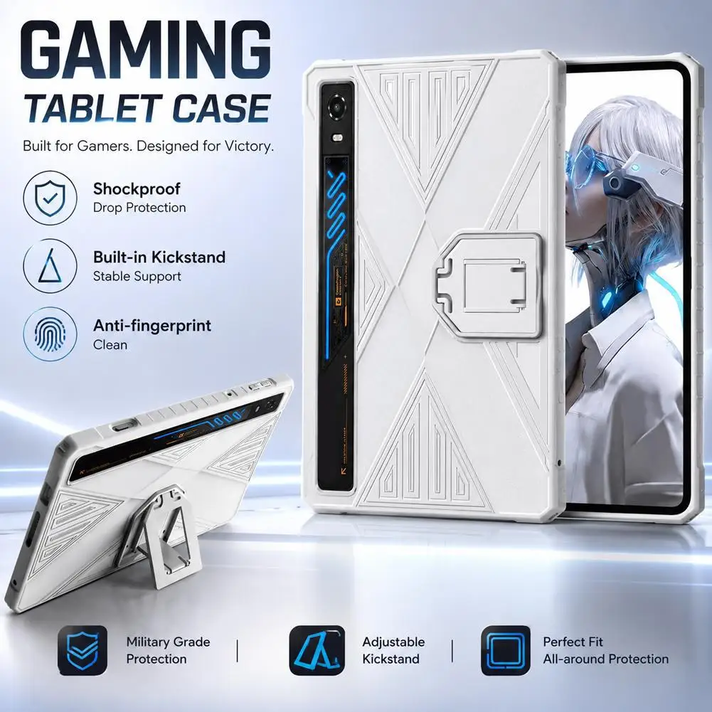 Gaming Tablet Case For RedMagic Astra 2 Generation TPU Drop Protection Cover For REDMAGIC Tablet 5 Pro Protective Case Black