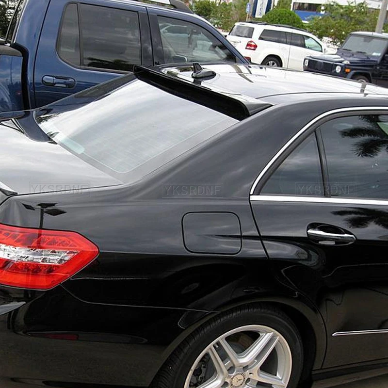 For Mercedes - Benz W212 E320 E260 E300 E63 Spoiler ABS Material Roof Spoiler For 2008 2009 2010 2011 2012 2013 W212 4 Doors