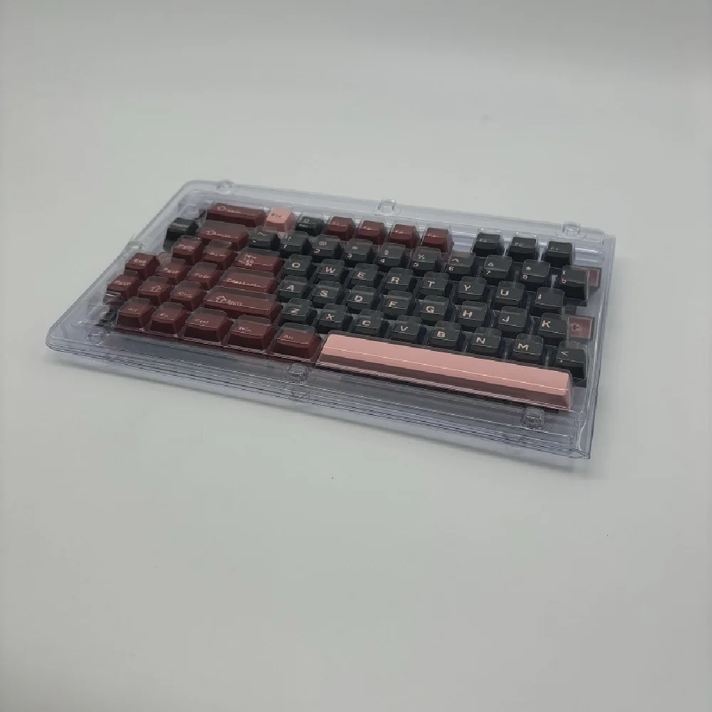 Aksesori Keyboard Mekanis Spade Q Keycaps Bahan PBT 128-Key Set Lengkap Kecil Tinggi Asli