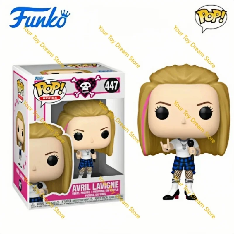 

Funko Pop Avril Lavigne - Girlfriend Collect Souvenirs Figure Model Avril Lavigne Sculpture Dolls Decor Limited Edition Gift Toy