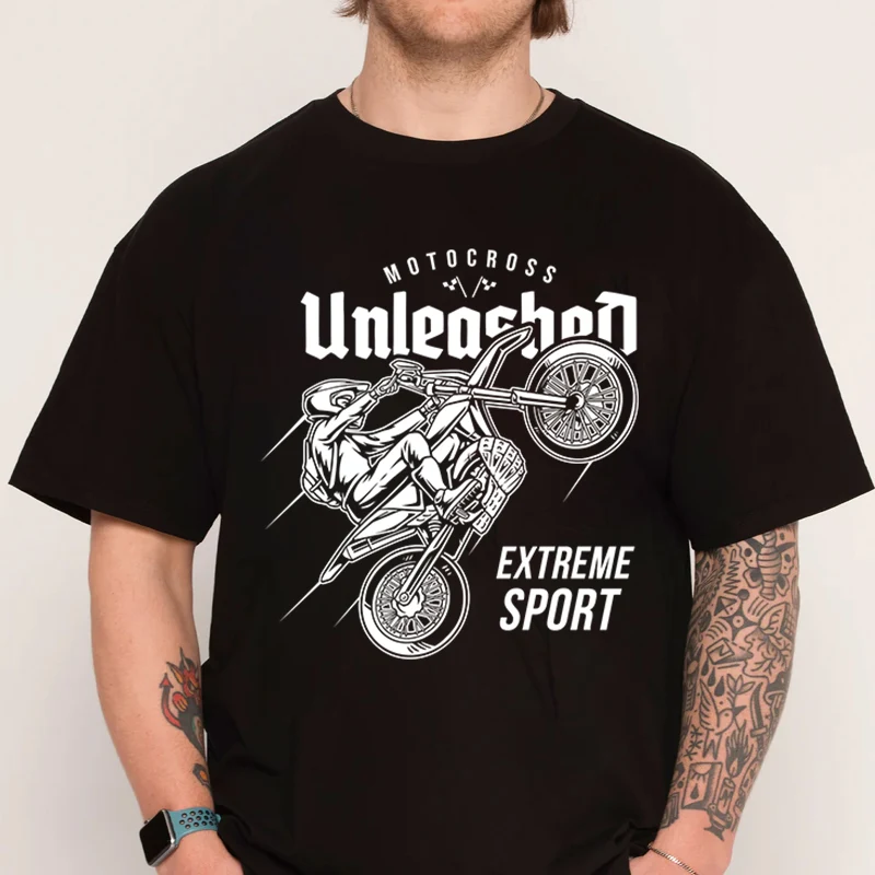 

Футболка Motorcycle Rider, футболка из 100% хлопка с круглым вырезом, повседневная мужская футболка с коротким рукавом, футболки