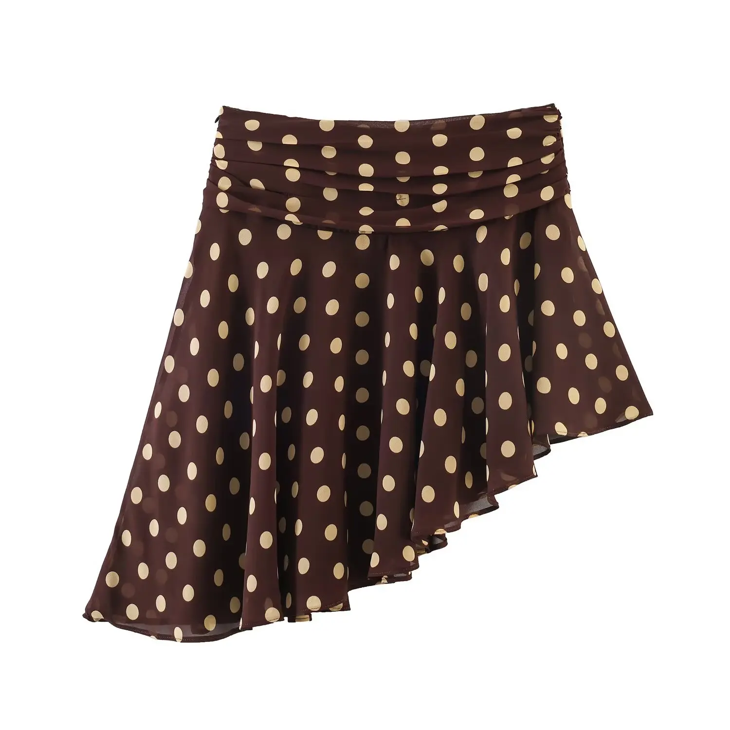 Shorts Skirts Women Short Skirt A Line High Waist Slim Club Print Dot Casual Elegant Splice Y2k Streetwear Work 2026 Summer