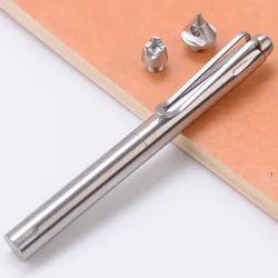 Stainless Steel Tactical Defense Pen Girl's Anti-wolf Tool Break Windows Pen Camping Business Self-defense Ballpoint Pen