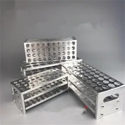 13-40mm Inner Diam 6/12/20/30/40 Holes Aluminum Test Tube Stand Rack Holder Labware