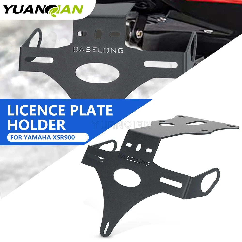 Licence Plate Holder FOR YAMAHA XSR900 2022-2023-2024-2025-2026-2027 XSR900 GP 2024-2027 Rear fairing license plate bracket