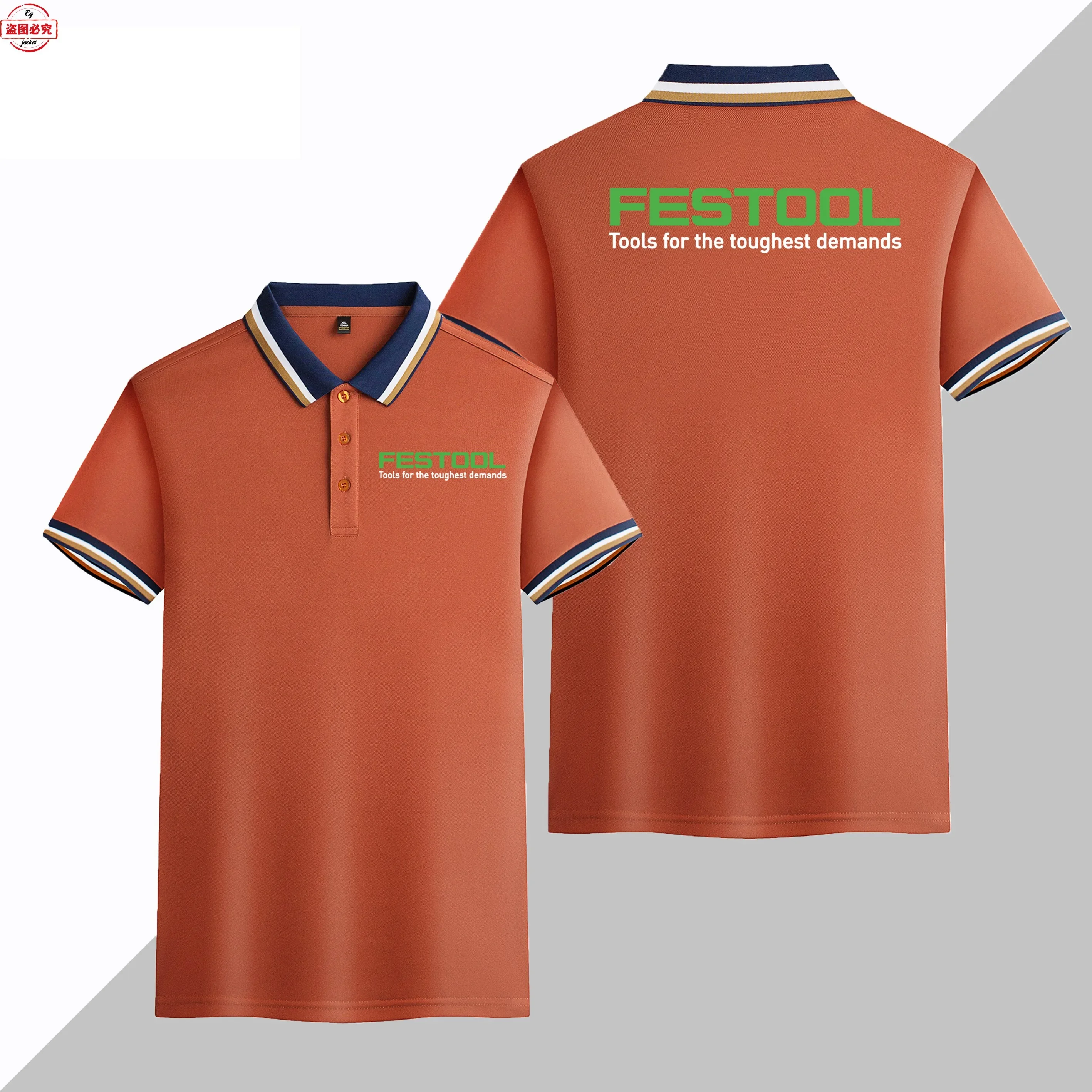 

Футболка-поло Festool с логотипом, мужская, с коротким рукавом, для бизнеса и спорта, командная униформа