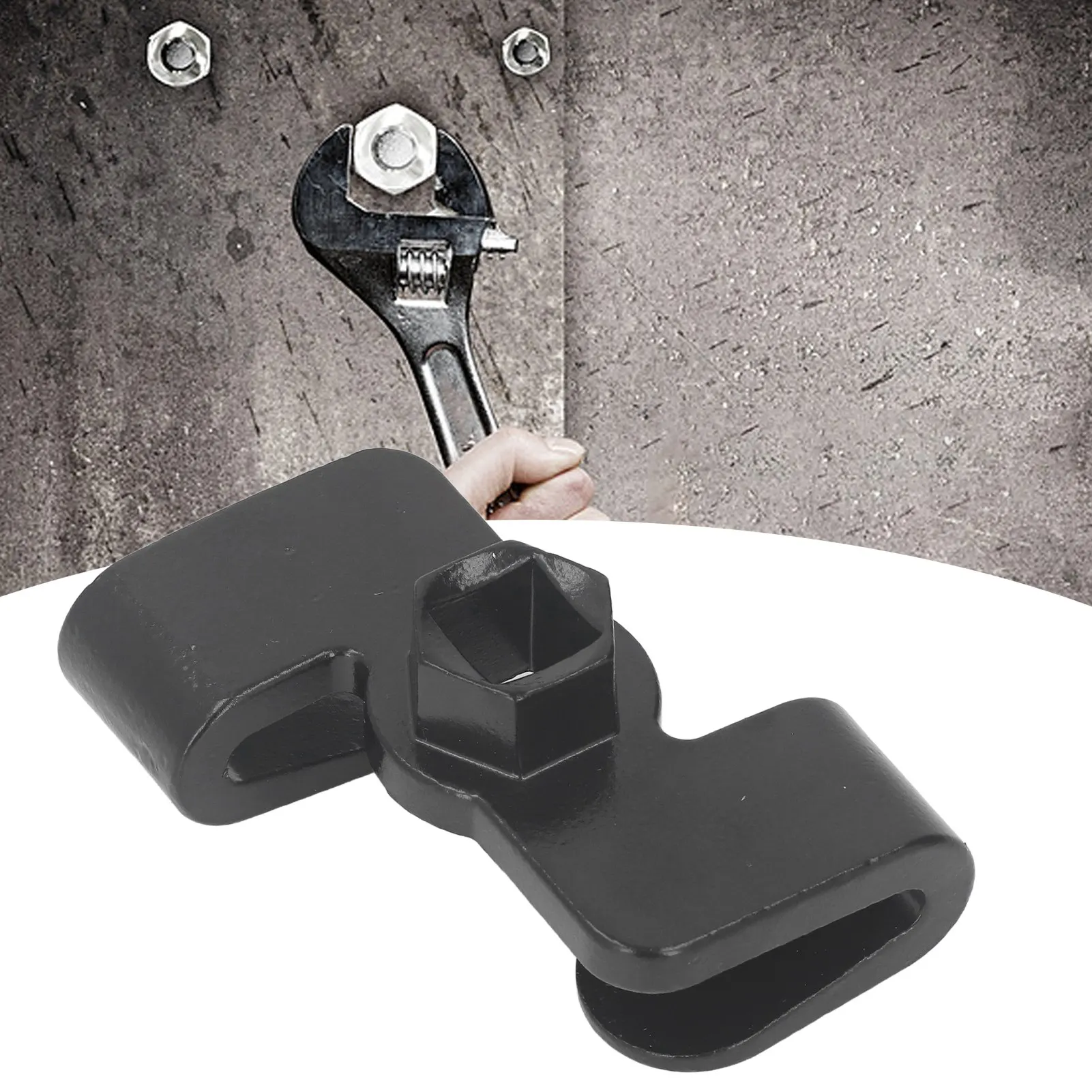 Schraubenschlüssel-Verlängerung, Schraubenschlüssel-Verlängerung, Metallschlüssel-Adapter-Werkzeug für 1/2-Zoll-Treiber, 21 mm Sechskant-Schraubenschlüssel-Verlängerung