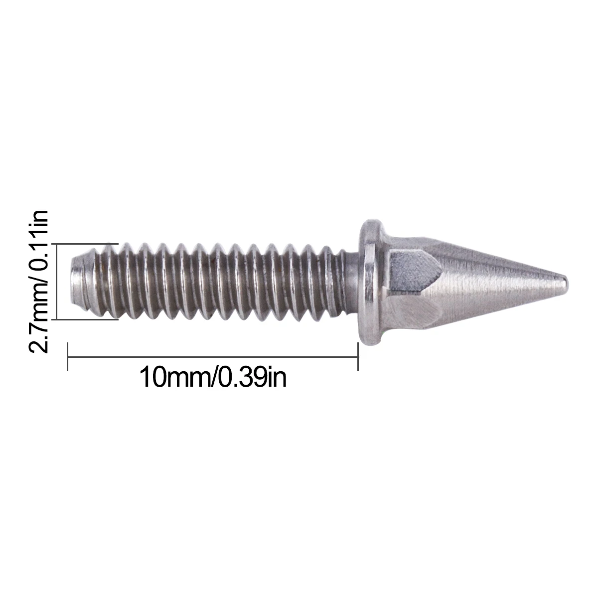 24pcs Hex Socket Screws for 1/10 1/8 Scale RC Crawler - Spiked Hexagon Bolts with Screwdriver (Fit SCX10, D90, TRX4)