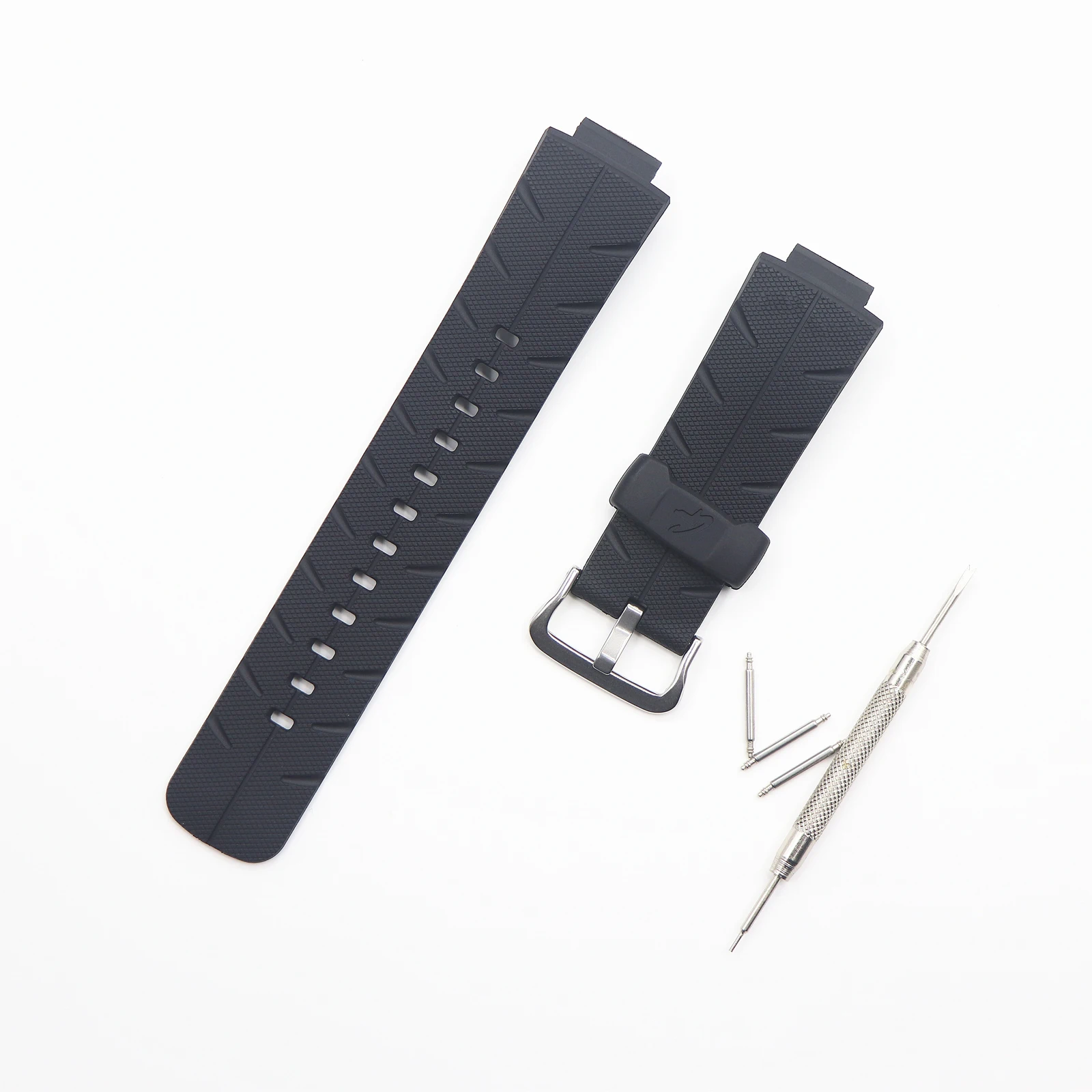 Watchband Strap For Casio G-SHOCK G-300 G-301B G-350 G-306X G-315 Silicone Watch Band Black Silicone Accessories