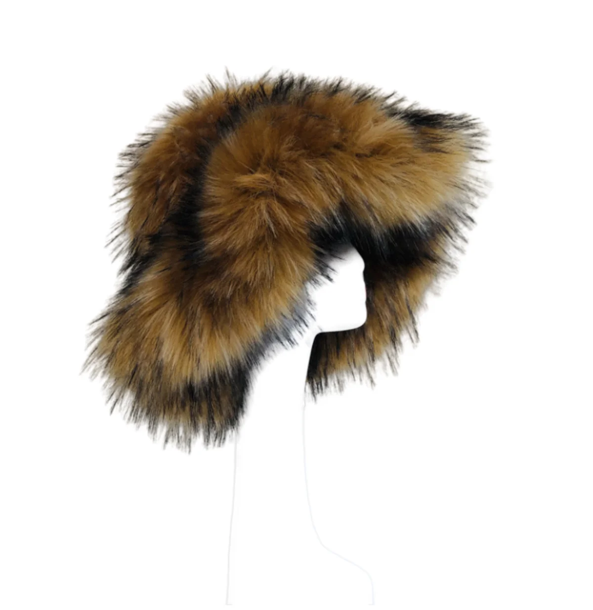 

Fashion Faux Fur Soft Fluffy Hat Winter Warm Outdoor Cap Fur Headgear