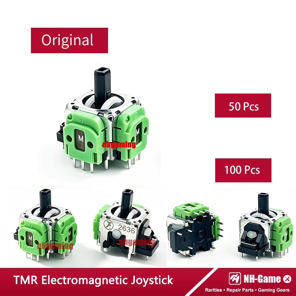 50/100PCS New Favor 3rd TMR Electromagnetic 3D Analog Joystick Stick Anti-drift For PS5 Controller For PS5 Gamepad Thumbstick