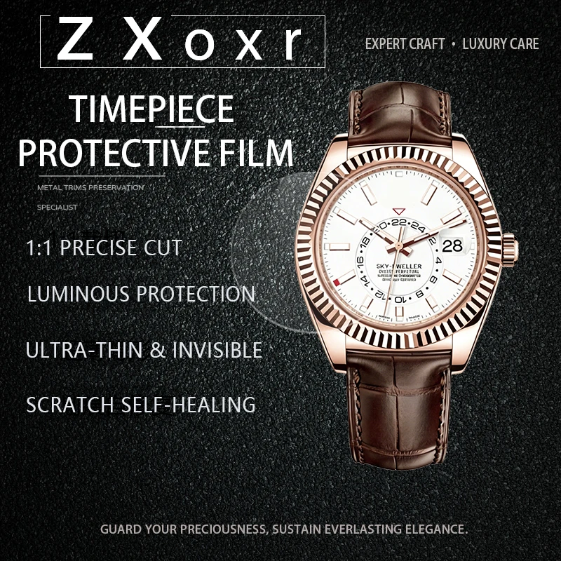 Watch Film for Rolex Sky-Dweller 326135 (42mm) Full Set Self-healing Anti-scratch Waterproof Protective Film