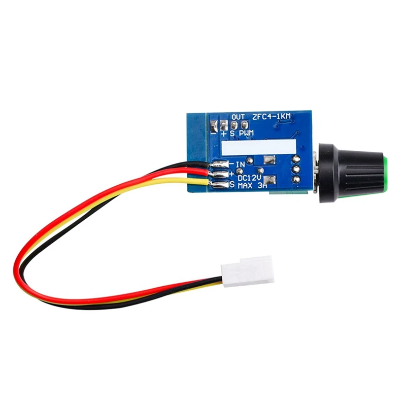 وحدة تحكم في سرعة المروحة DC12V 4P PWM مع مقبض وحدة المعالجة المركزية مفتاح التحكم في المروحة للحد من الضوضاء وتبديد الحرارة