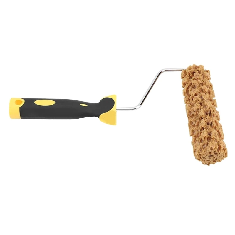 Durable Texture Imitation Sponge Roller Brush 6'' DIY Pattern Liquid Wallpaper