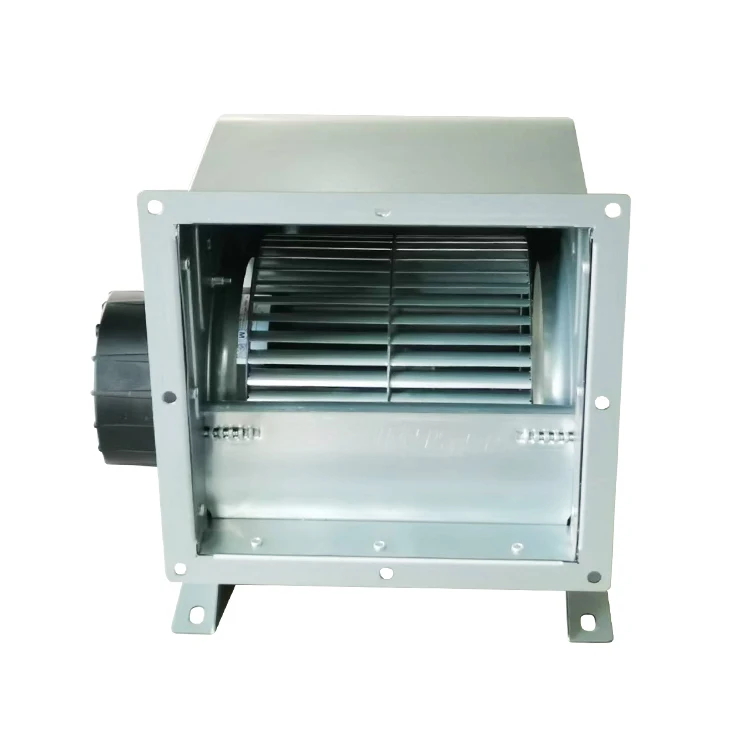 7/7 ECM EC Left Motor DDM Type Ventilator Double inlet Centrifugal Fan With External Radial Intake For Commercial Kitchen Hood