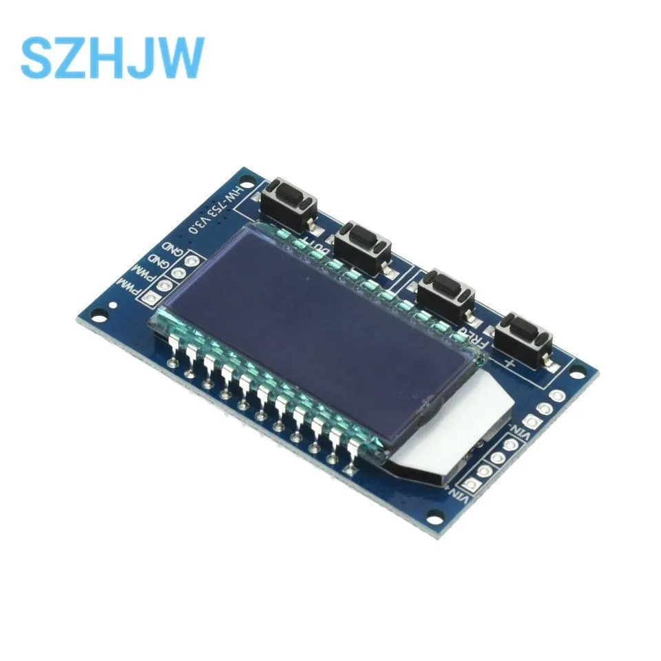 1Hz-150KHz Signal Generator Module Adjustable PWM Pulse Frequency Function Generator Duty Cycle TTL LCD Display 5V XY-LPWM