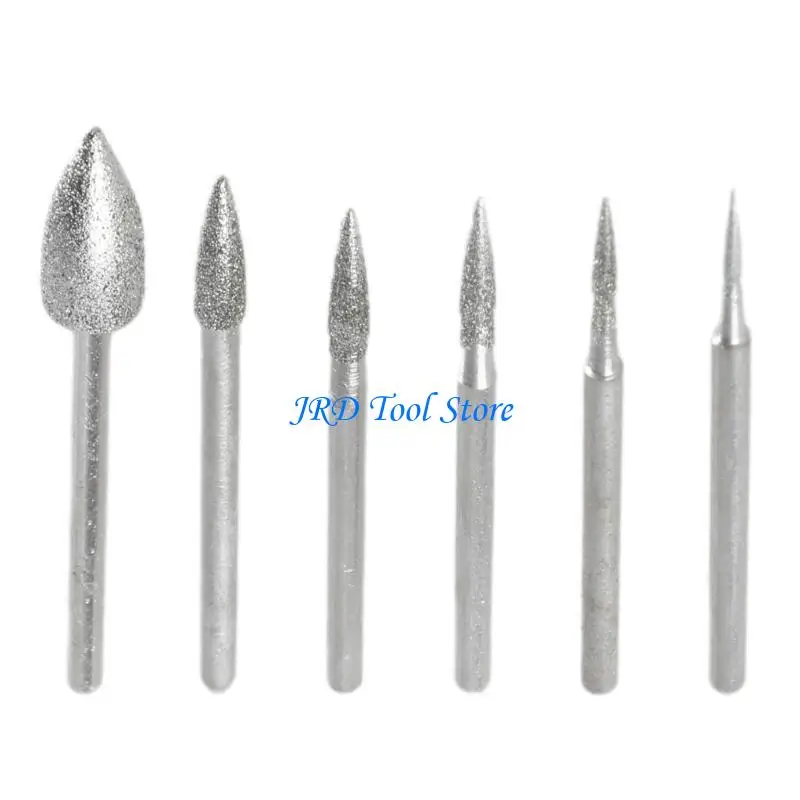 A2UD 1-6MM مُركبة مغلفة بالماس مدبب من أجل نطق إبرة الرأس