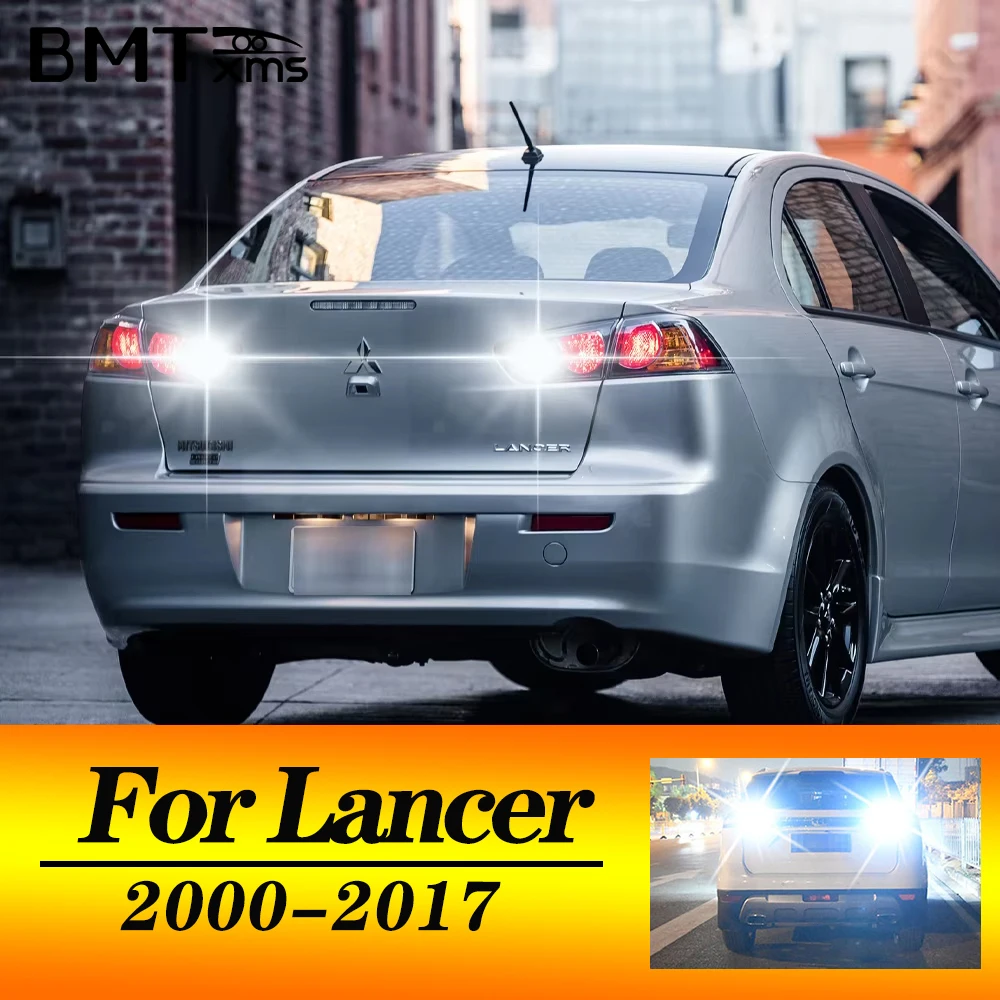 BMTxms 2pcs T15 W16W LED Reverse Light For Mitsubishi Lancer 3 4 CS_A CT_A CS_W CT_W CX_A 2000-2017 2011 2012  2014 2015 2016
