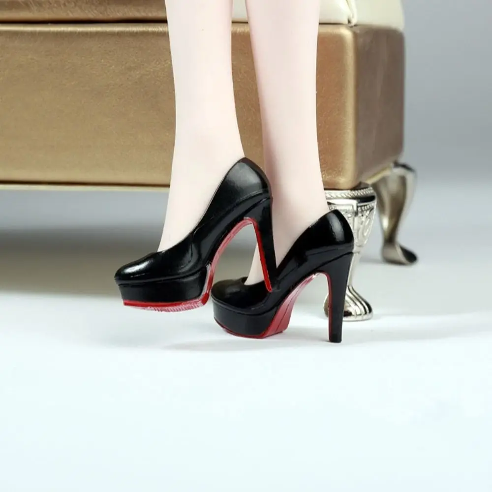 

DIY 1/6 Масштаб 1/6 Туфли на высоком каблуке Имитация повседневной носки Кукольные туфли на шпильке Женская модель Кукольная обувь Гуманоидные куклы