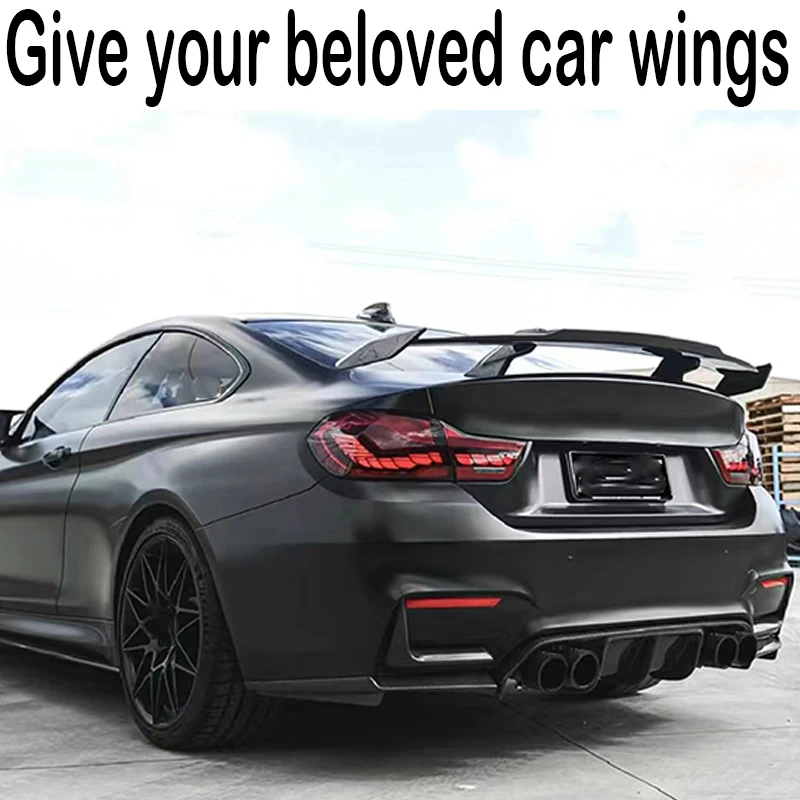 For BMW M1 2 3 4 5 6 7 8 series carbon fiber rear trunk lid spoiler E90 92 G20 22 F80 F30 MP style suitable for 99% of cars