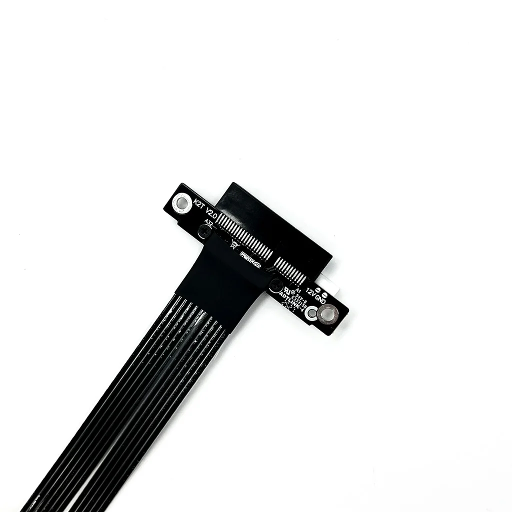 

For NVMe M.2 to PCI Express 5.0 x4 Extension Cable High Speed Silver-Plated Wire GEN5 PCIe 5.0 4X to M.2 For NVMe 2242 2280 SSD