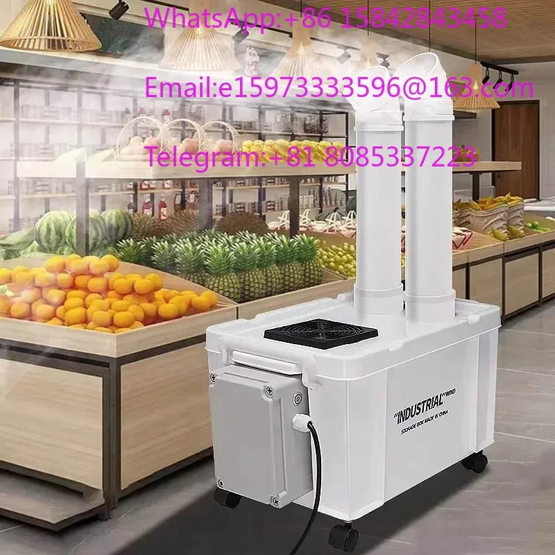 Portable Industrial Ultrasonic Humidifier Commercial Atomizer For Fruit Vegetable Storage