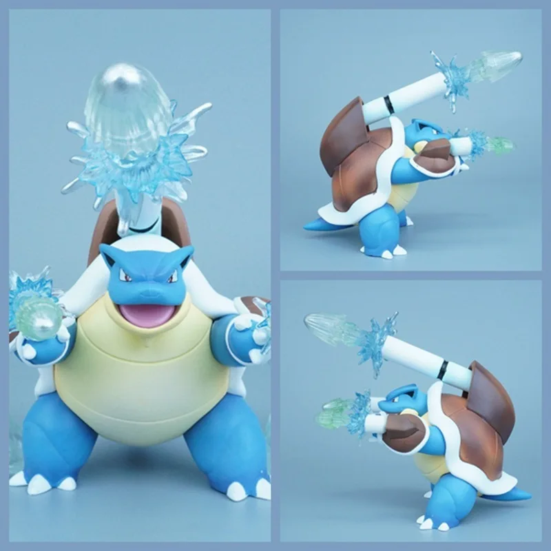 

PokéMon Фигурка водного типа PokéMon Squirtle Blastoise, коллекционные украшения, классические периферийные устройства в стиле аниме, подарки на день рождения