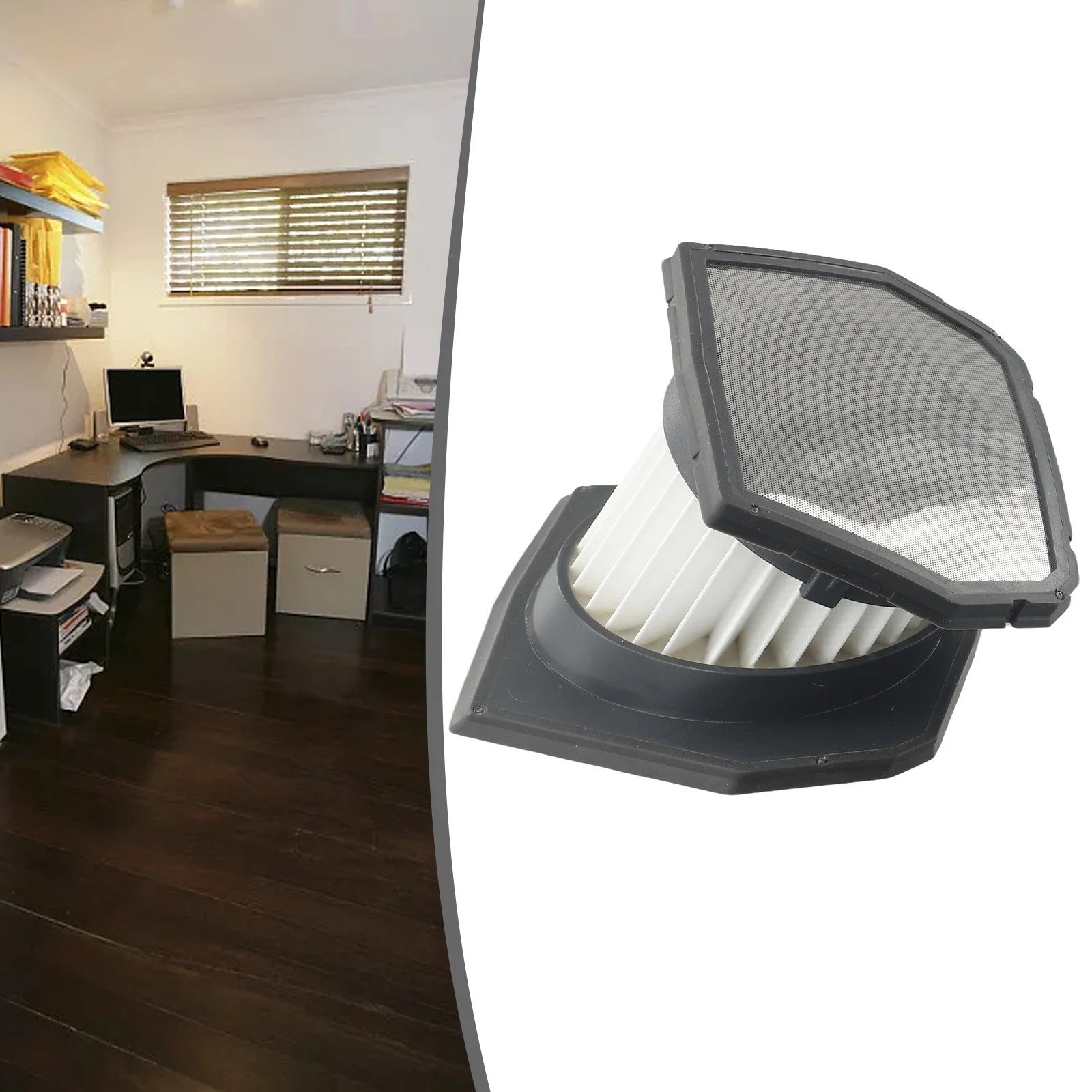 أداة خرطوشة فلتر الفراغ من Brandnew قطعة واحدة لتنظيف الهواء ومخفض الغبار جزء استبدال شاشة الفلتر البيئي