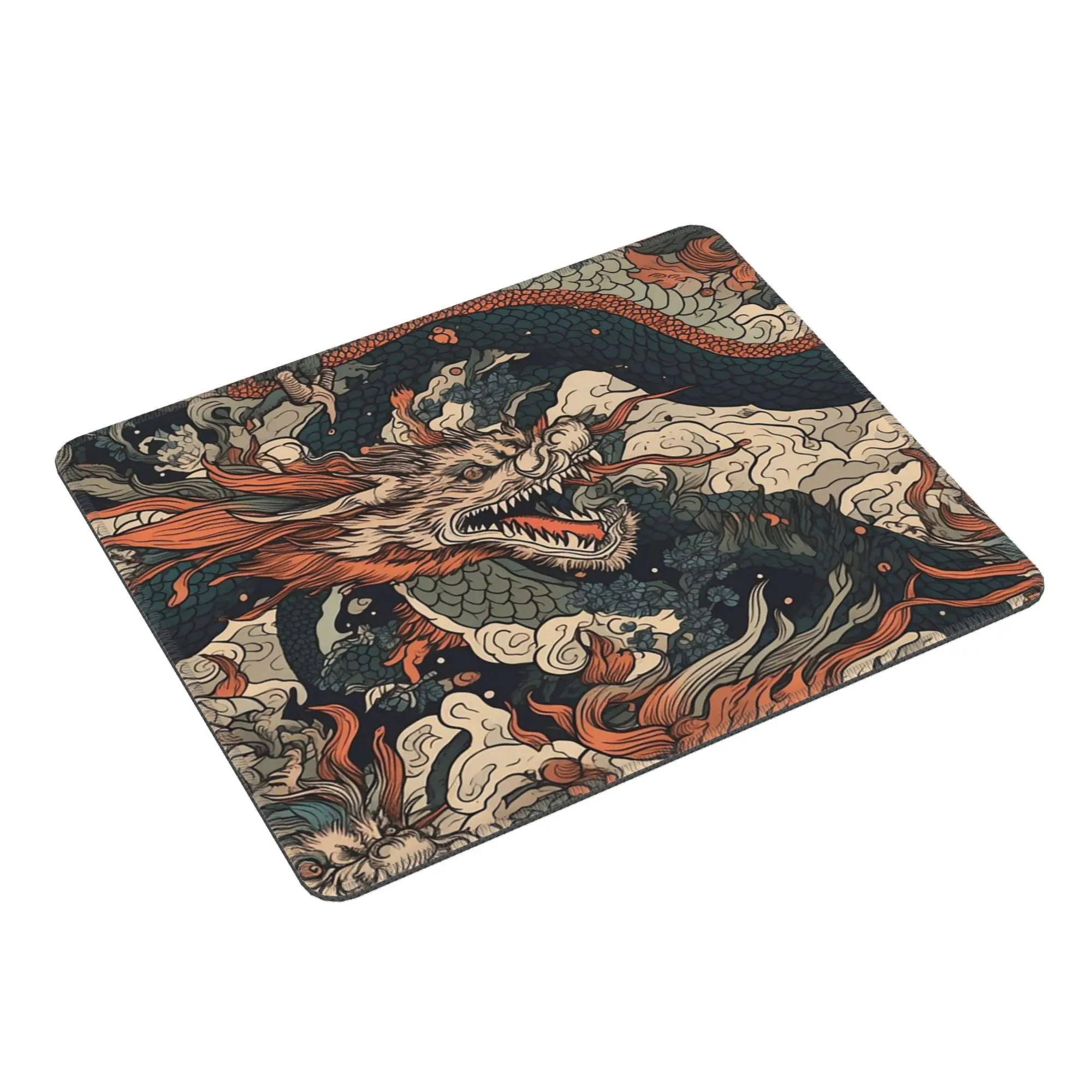 

Dragon pattern seamless Mouse Pad Computer Keyboard Mouse Mat Gaming PC Laptop Desk Mat Office Accessories Table Mats