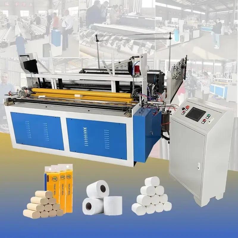 sell like hot cakes Small Scale Semi Automatic Toilet Paper Making Machine in Kenya Toilet Paper Making Machine