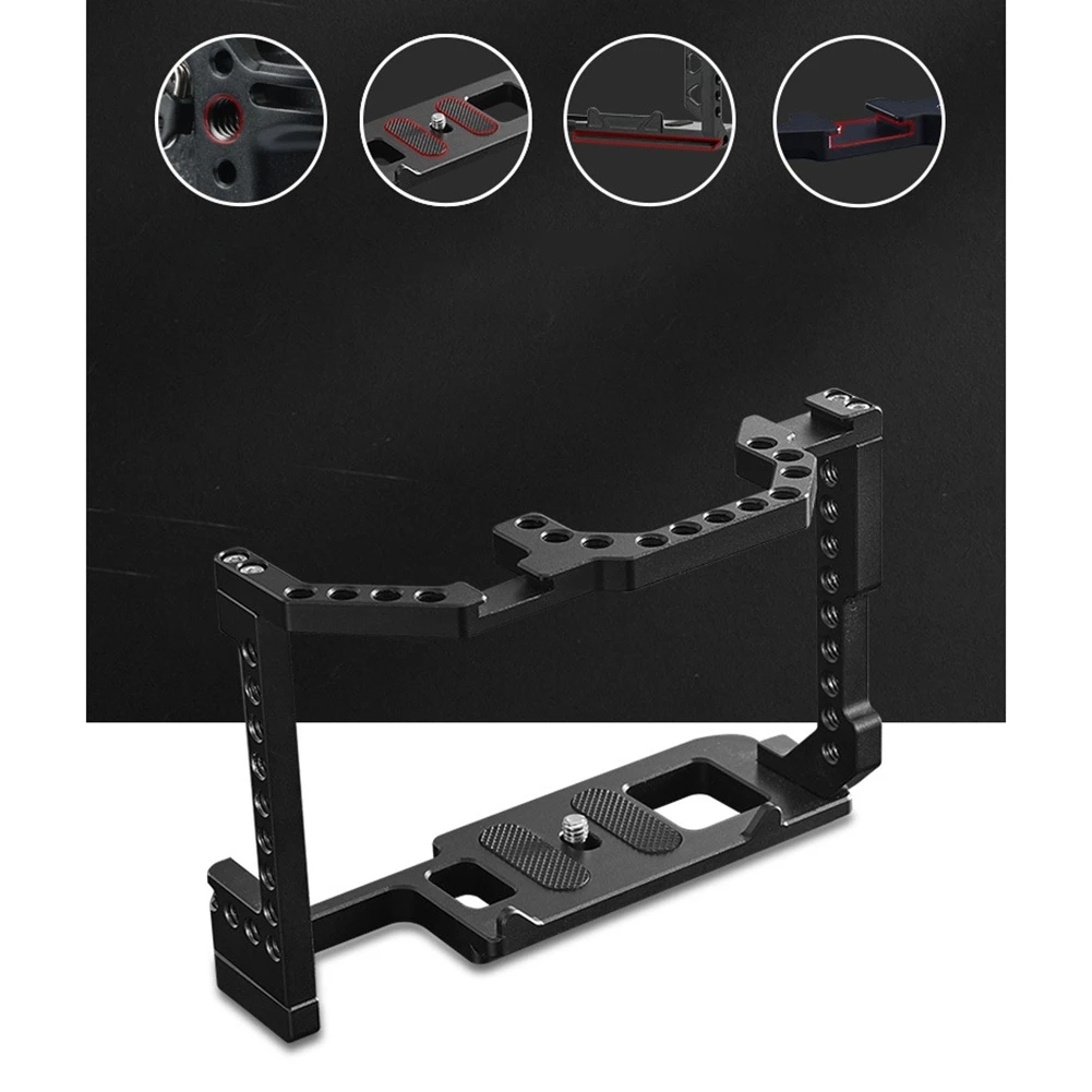 ABFN-jaula para cámara de fotografía, aleación de aluminio para piezas de cámara Canon EOS 90D/80D/70D DSLR