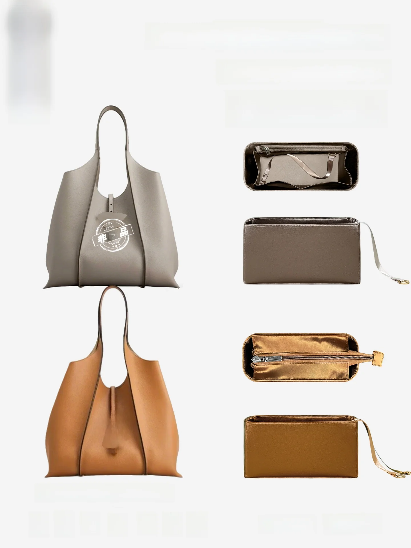 

YuanLe Tods Todd's Timel Tote Bag Medium Silk Dupont Paper Bag Lightweight Inner Pouch Storage Organizer for Home Use