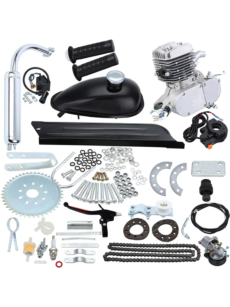 AliExpress Samger 80cc 2 Stroke Bike Engine Complete Set Gas Petrol Engine Kit For Bicycle Engine Motor Modified Accessories ﻿