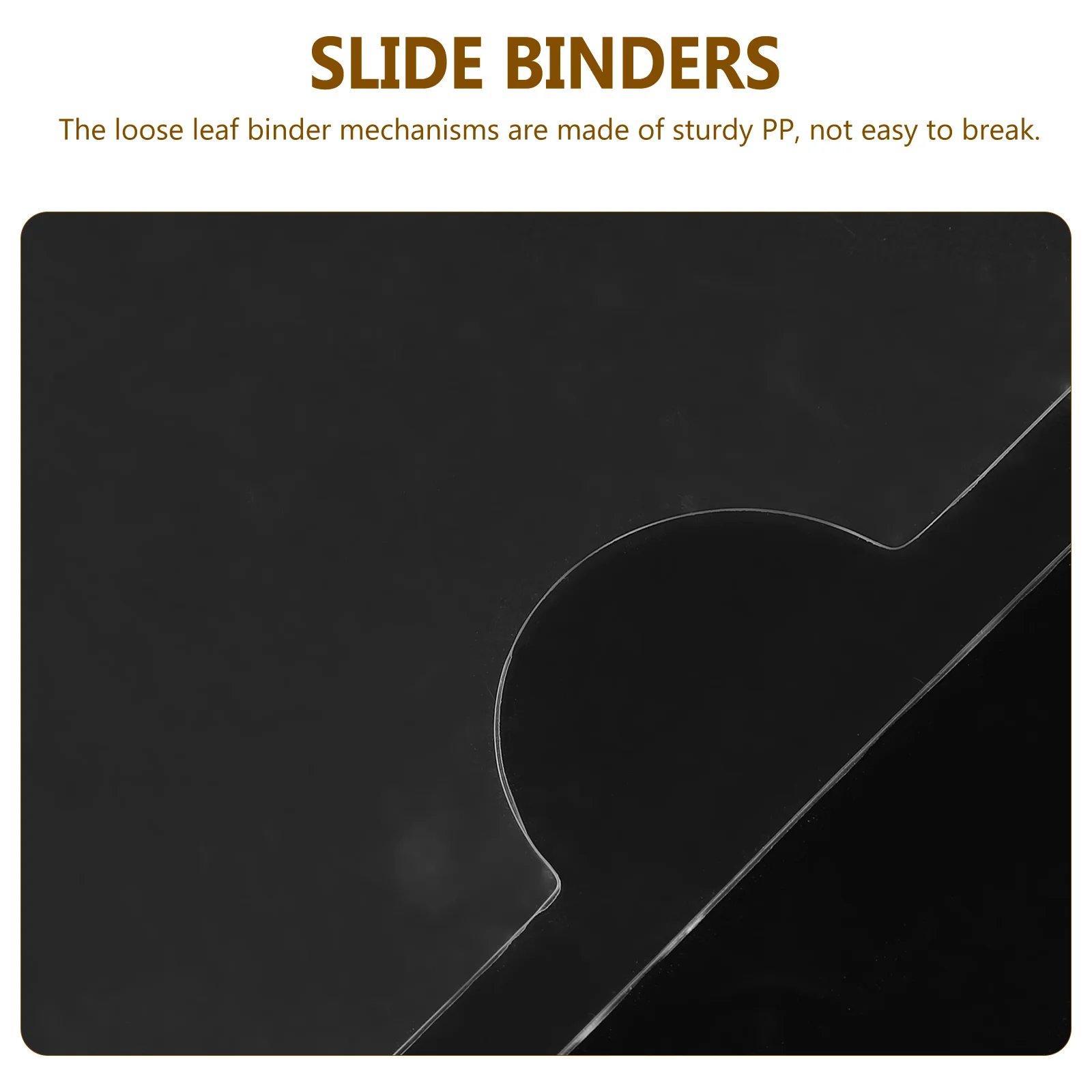 10 Pcs Fastener Folders Rod Clamp Report Covers with Sliding Bar Desktop Presentation Binder Paper Resume Portfolio Office