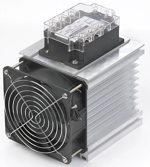 XURUI 3 phase ssr with heatsink 100A / 150A / 200A