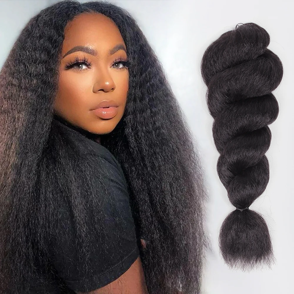 Dr.wig platinum fiber vixen crochet kinky curly bulk feel like 100 natural human hair afro kinky bulk braids hair no weft