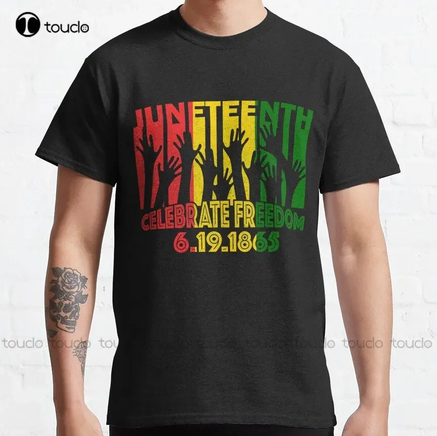 Free-Ish desde 1865 Juneteenth camisa historia negra Día de la libertad africana americana camiseta clásica camiseta negra hombres Xs-5Xl