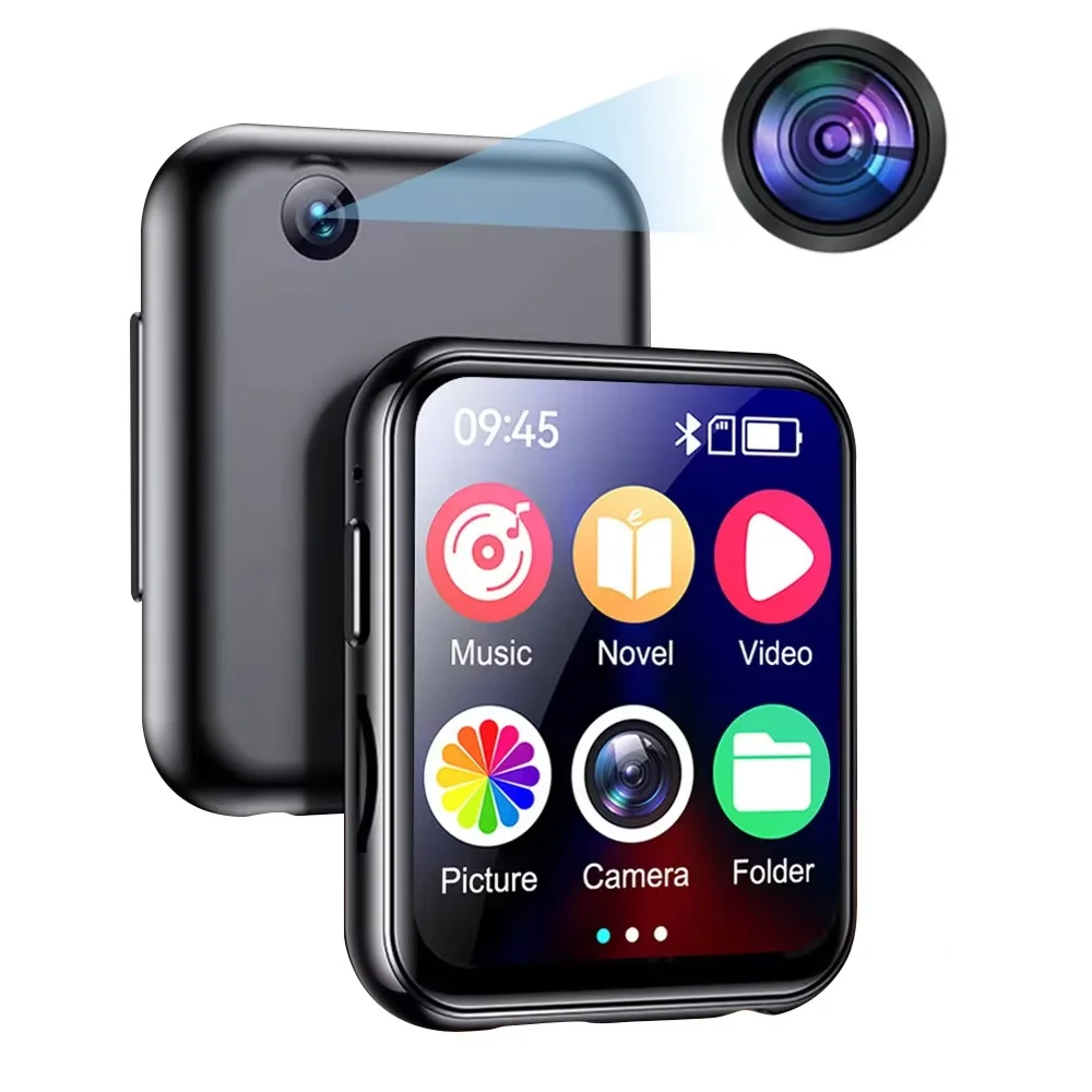 

64 ГБ Bluetooth 5,4 MP3 Музыкальный плеер HiFi MP4 Полный сенсорный экран Встроенный динамик Рекордер Камера Портативный видеоплеер FM/Электронная книга