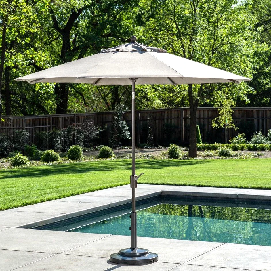 

Push-tilt Crank Center Pole Outdoor Garden Umbrella Outdoor Furniture Aluminium Parasol