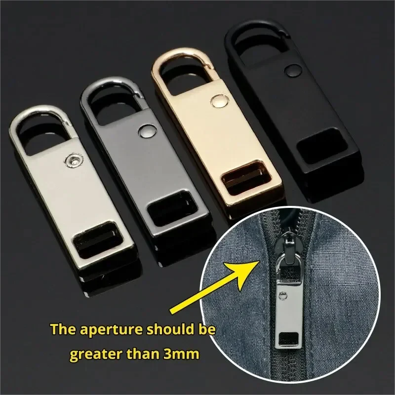 Zipper Puller Clothing Replacement Metal Detachable Zipper Puller Accessories Universal Decorative Bag Zipper Puller Pendant