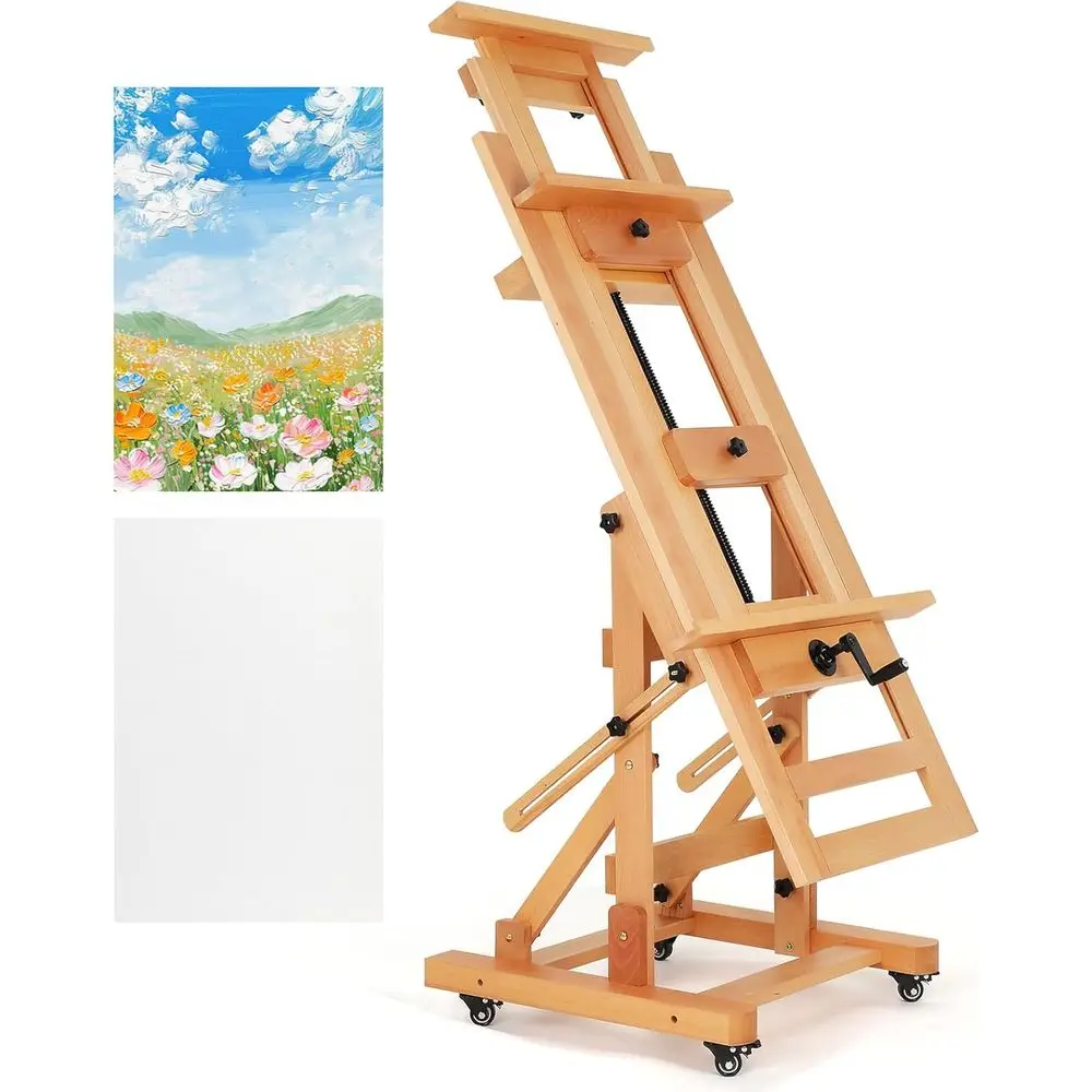 

Портативная светло-коричневая холщовая подставка для доски и мольберта для рисования