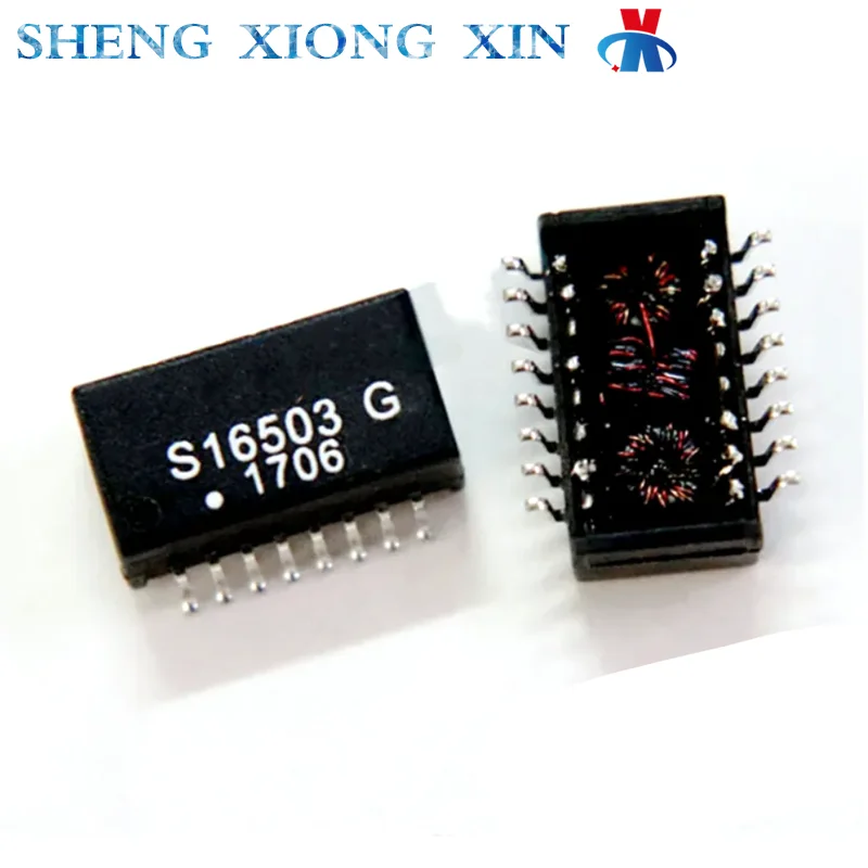 

5pcs/Lot S16503G SOP-16 Ethernet Network Isolation Filter Transformer S16503 Integrated Circuit