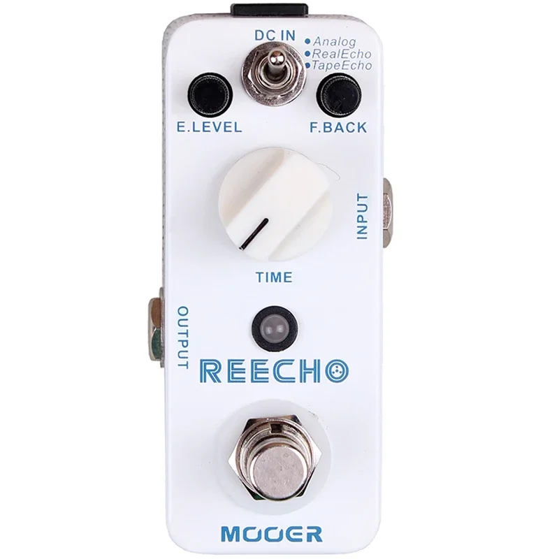 MOOER Reecho Guitar Effect Pedal Digital Delay Effect True Bypass 3 Delay Modes Analog/Real Echo/Tape Echo Guitar Accessories - view 3